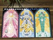 Digimon Playmat Cherubimon Seraphimon TCG CCG Mouse Pad Ofanimon Card Game Mat picture