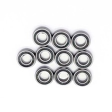 10pcs R166-2RS Deep Groove Ball Bearing 3/16x3/8x1/8 Sealed Bearing 1/8-inchx picture