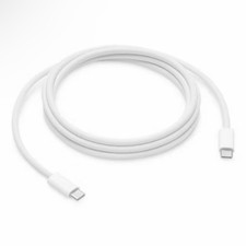 USB-C to USB-C Braided USB Cable 1m White, USB Type-C Male to Male picture