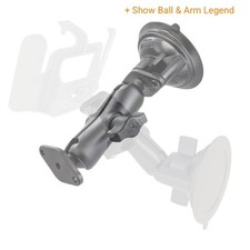 Ram Mount RAM-B-166U Twist Lock mount with double socket arm  base adapter picture