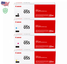 Canon 055 Toner Set 4 Pack Black, Cyan, Magenta, Yellow New and Sealed Box✅ picture
