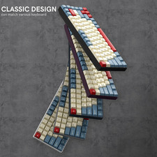 PBT Keycaps Set, Doubleshot 137 Key Caps,Cherry Profile Custom Keycap for 61/... picture