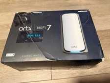NETGEAR RBE971 ORBI 970 SERIES QUAD-BAND WIFI 7 MESH ROUTER picture