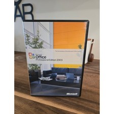 Microsoft Office Professional Edition 2003 Windows PC 3-Disc Set with Manual picture