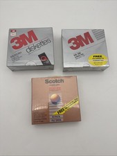 Vintage NOS Scotch And 3M Floppy Disks  1S2D RH 5 1/4