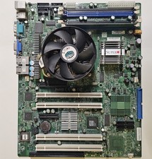 Supermicro PDSME+ Server Motherboard w/Intel Xeon CPU, Heatsink, IO Shield VG++ picture