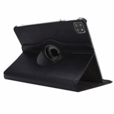 Leather Flip Rotating Portfolio Stand Case BLACK for iPad Pro 12.9