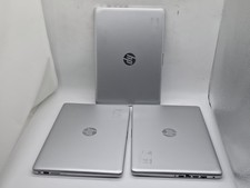 LOT OF 3 HP LAPTOPS CORE i3 8th Gen 4GB RAM NO SSD TESTED AS IS CHECK PHOTOS picture