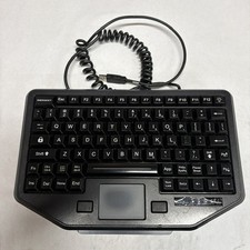 iKey IK-TR-911-RED Rugged Keyboard SN.......992, Plus Havis QR Base C-KBM-102 picture