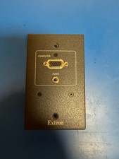 Extron WP 150 VGA Computer Video Audio Wallplate 5 BNC Black AV Interface picture