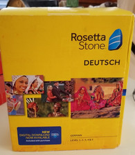 Rosetta Stone German Deutsch Levels 1-5 CD Rom And Audio Companion NEW picture