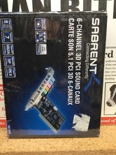 New Genuine Sabrent 6-Channel PCI Sound Card SBT-SP6C picture
