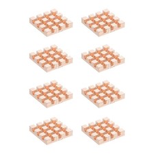 8 Pcs Copper Heatsink 15x15x3mm, Heat Sink Cooler Radiator for Raspberry Pi picture