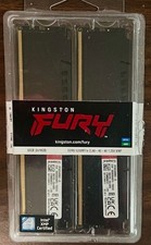OPEN BOX---Kingston 32GB(2X16GB) KF552C40BBK2-32 FURY Black Desktop *tested*770* picture