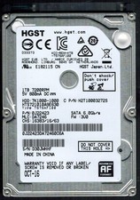 HTS721010A9E630 P/N: 0J22423 MLC: DA7246 CHINA OCT 2016 HGST 1TB picture
