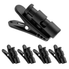 5uds Clips para Cables de Auriculares, Color Negro Abrazaderas Cable de Auricula picture