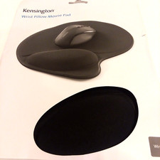Kensington Wrist Pillow Mouse Pad Black Extra Cushioned L57822US New picture