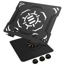 Enhance Enpcr10100Bkws R1 Rotating Adjustable Laptop Stand With 3 Cable Holders picture