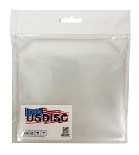 USDISC Plastic Sleeves 4mil 6 x 5, No Stitches, (Clear) Lot picture