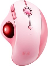 Seenda Wireless Trackball Mouse Bluetooth Ergonomic Mouse Rollerball MBD5 Pink picture