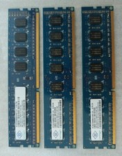 Nanya 6GB (3x2GB) 2Rx8 PC3-10600U NT2GC64B8HCONF-CG Desktop Ram Memomy picture