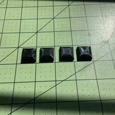 4 Replacement Feet for Apple II Original Shape & Size Peel & Stick picture