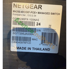 New Netgear AV Line M4250-40G8XF-PoE+ Managed Switch Free Delivery picture