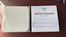 Apple AirPort Extreme 802.11n Wi-Fi Gigabit A1408 Mint In Box Vintage Original picture