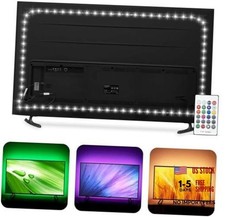 TV Bias Lighting 6500K True White for 70 72 75 80 82 85 Inch TV, 18Ft USB TV picture