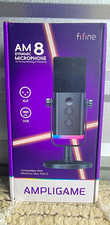 FIFINE AM8 USB XLR Dynamic Microphone Gaming Podcast Streaming PC YouTube RGB picture