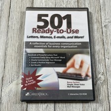 501 Ready-to-Use Letters Memos E-mails & More CareerTrack Business CD-ROM picture