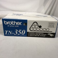 Genuine Factory Sealed Brother TN-350 Toner Cartridge Black- NEW picture