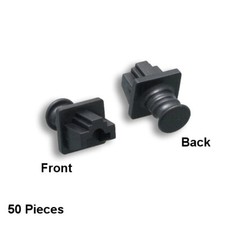 KNTK 50x Units of Ethernet Port RJ45 Anti-Dust Cover for Cat5 Cat5e Cat6 Cat6a picture