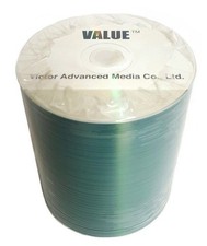 100 JVC Taiyo Yuden CMC Pro 52X White Inkjet Printable Value CD-R Disc picture