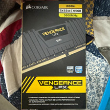 Corsair Vengeance LPX 64GB (2x32GB) DDR4 3600MHz DIMM XMP CMK64GX4M2D3600C18 picture