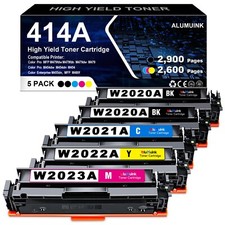 5PK Toner for HP 414A W2020A Color Laserjet Pro MFP M479fdn M479dw with Chip  picture
