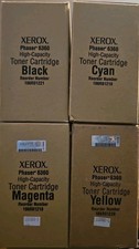 Genuine Xerox 106R01218 19 20 21 Phaser 6360 High Capacity Toner Cartridge CMYK picture