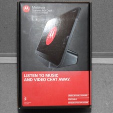 NEW Sealed Motorola HD Music Speaker Dock w/micro-HDMI port For XOOM Tablet picture