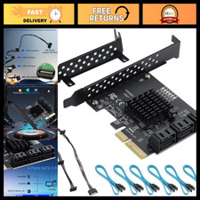 6-Port SATA 3.0 Expansion Card PCIe X4 Interface for Enhanced Storage Solutions picture