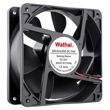 120mm 24V Brushless DC Cooling Fan - High Airflow 3000RPM for DIY Welding, RV In picture