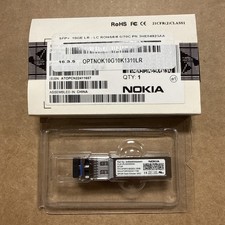 Nokia SFP+ LR LC 10GE 10K 1310LR PN:3HE04823AAAA01 picture