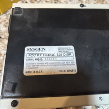 SYSGEN  FCC ID:HJ424C 525 Disk  SERIAL NO 43-161064 usa Untested picture