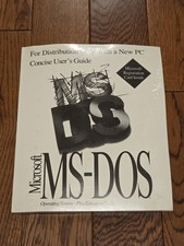 Microsoft MS-DOS Operating System Plus Enhanced Tools Floppy Disks (NEW SEALED) picture
