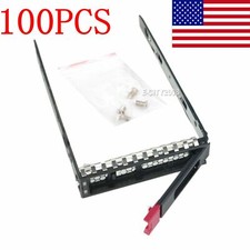 100Pcs For HP SAS SATA Tray caddy 3.5