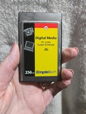 Simpletech Digital Media PC Card Flash Card Storage 256 MB STI- ATAFL  picture