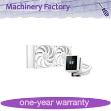 New DeepCool MYSTIQUE 240 White 5th Gen Liquid Cooler with 2.8” LCD Screen picture