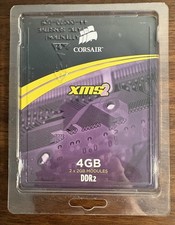 NEW - Corsair 2 GB (2 x 1GB) DIMM 800 MHz DDR2 SD RAM Memory Brand New Mint Cond picture