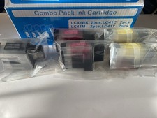 Brother MFC-210C MFC-420CN LC-41BK LC-41Y LC-41M 4PK Ink Cartridge Pack & 1 FREE picture