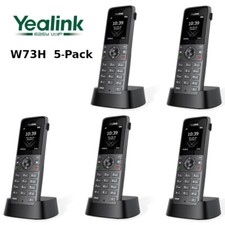 5 Yealink W73H IP DECT Addtl Cordless Expansion Handset for W60B W70B W80B W90B  picture