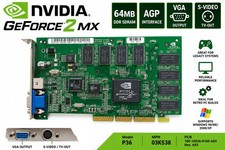 NVIDIA GeForce2 MX 64MB VGA video card vintage PC picture